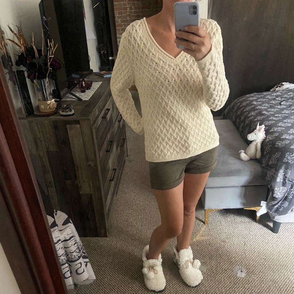 Irish aran sweater